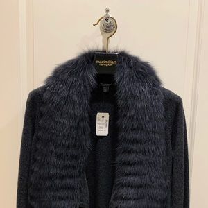 🌿NWT BRAND NEW COAT WITH 100% FOX FUR🌿